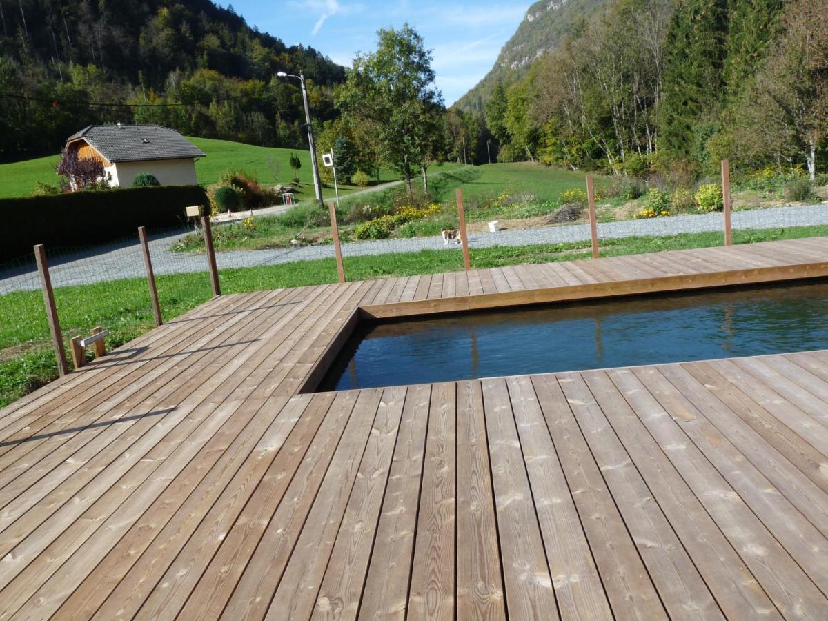 Chalet Aux 3 Biches Mieussy Buitenkant foto